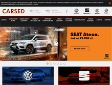 Tablet Screenshot of carsed.pl